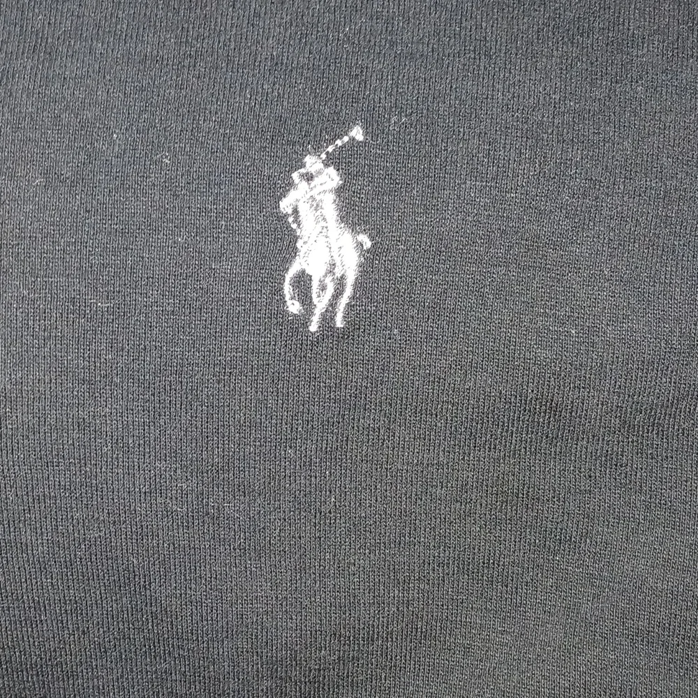 Polo by Ralph Lauren Men's Black Quarter-Zip Sweatshirt - Picture 2 of 4
